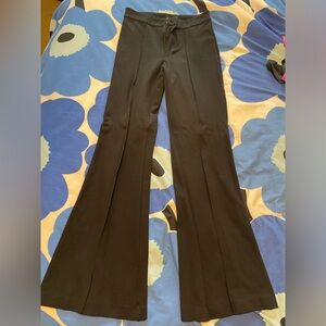 Black boot cut pants